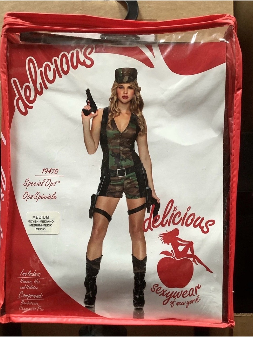 Delicious Sexyware Special Ops Costume Camo Army Womens Costume